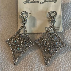 Silver earrings